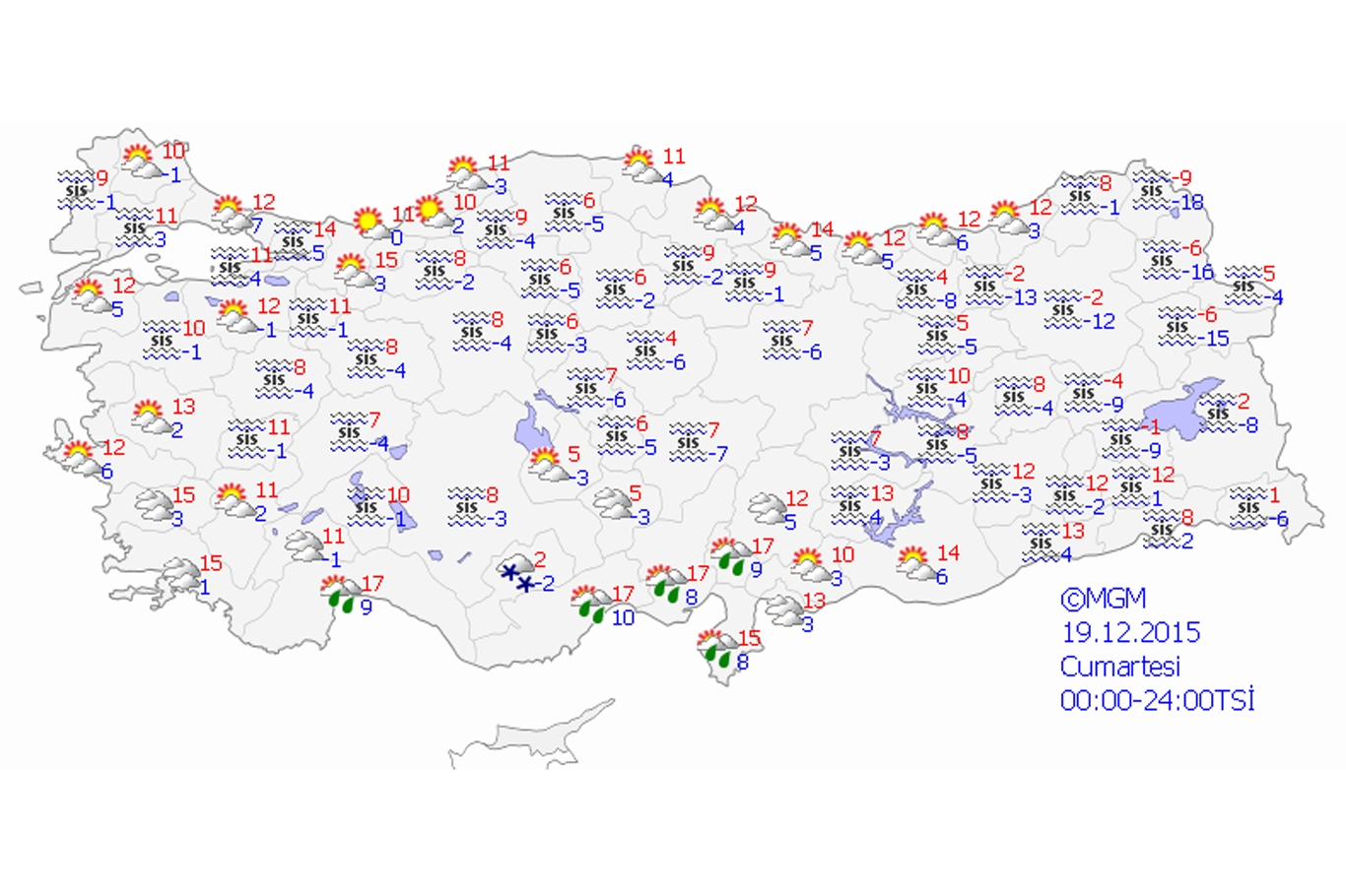 Meteorolojiden buzlanma ve don uyarısı Meteorolojiden buzlanma ve don uyarısı